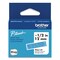Brother P-Touch 0.47 in. x 13.1 ft. Genuine P-Touch BTAG Label Tapes - Blue on Light Blue